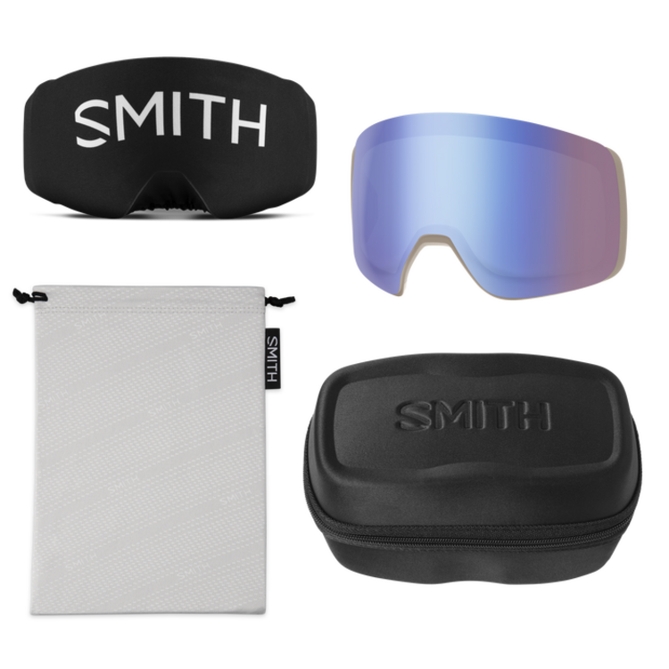 SMITH SMITH 4D Mag Bandit ChromaPop Sun Platinum Mirror + ChromaPop Storm Blue Sensor Mirror