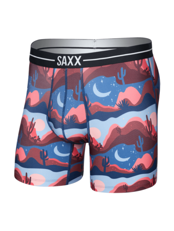 SAXX SAXX Volt Breathable Mesh Boxer Brief Canyon Daze Red Clay
