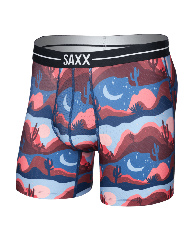 SAXX SAXX Volt Breathable Mesh Boxer Brief Canyon Daze Red Clay