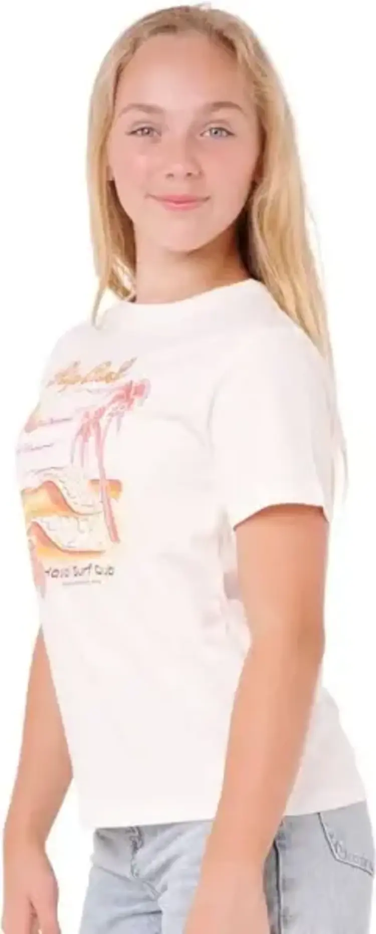 RIP CURL RIP CURL Waikiki Standard Tee-Girl Hawaii Bone