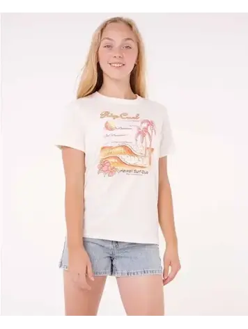 RIP CURL RIP CURL Waikiki Standard Tee-Girl Toddler Hawaii Bone