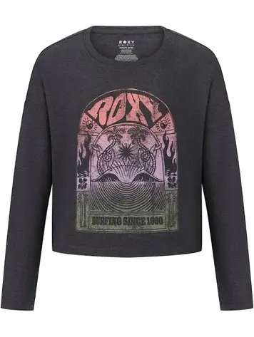 ROXY ROXY Girls' Surfing Ls Tee Phantom Heather