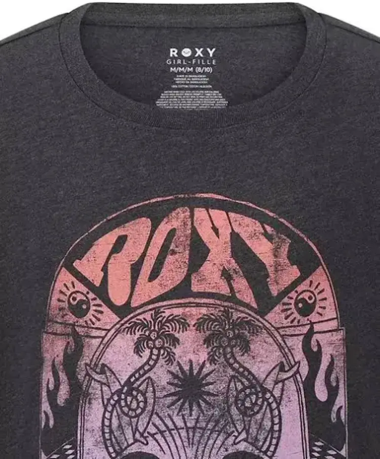 ROXY ROXY Girls' Surfing Ls Tee Phantom Heather