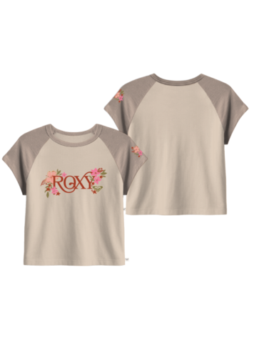 ROXY ROXY Girls Bouquet Baby Tee Parchment