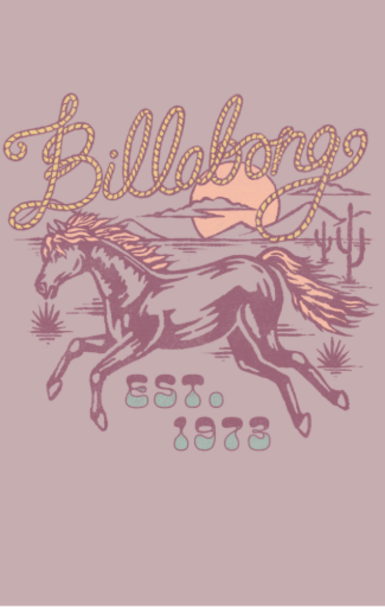 BILLABONG ROXY Girls Outpost Ritual T-Shirt Burnished Lilac