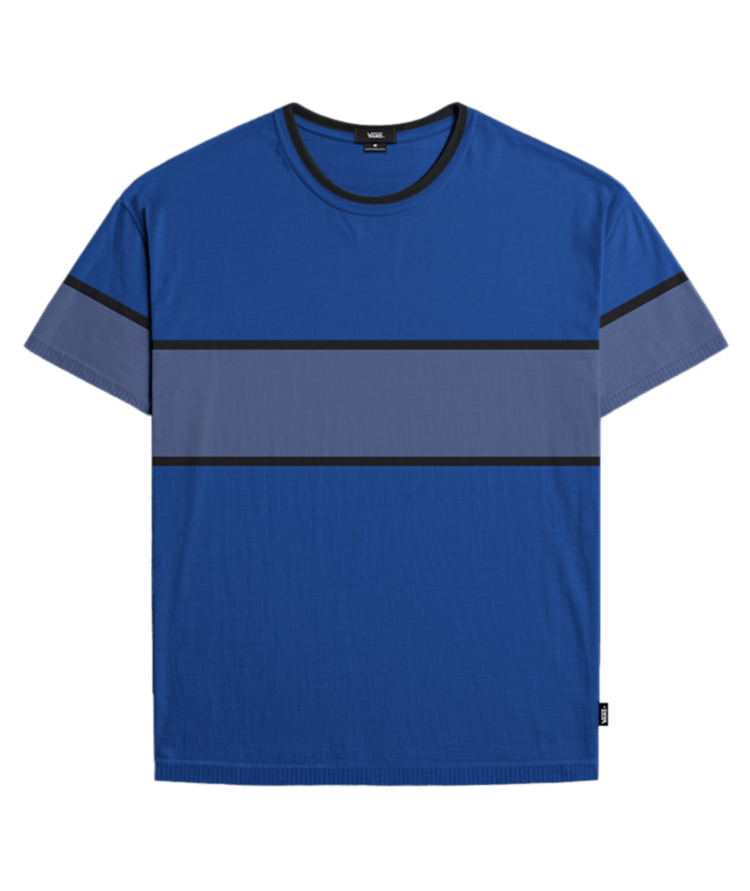 VANS VANS Blocked Short Sleeve Sweater Classic Blue