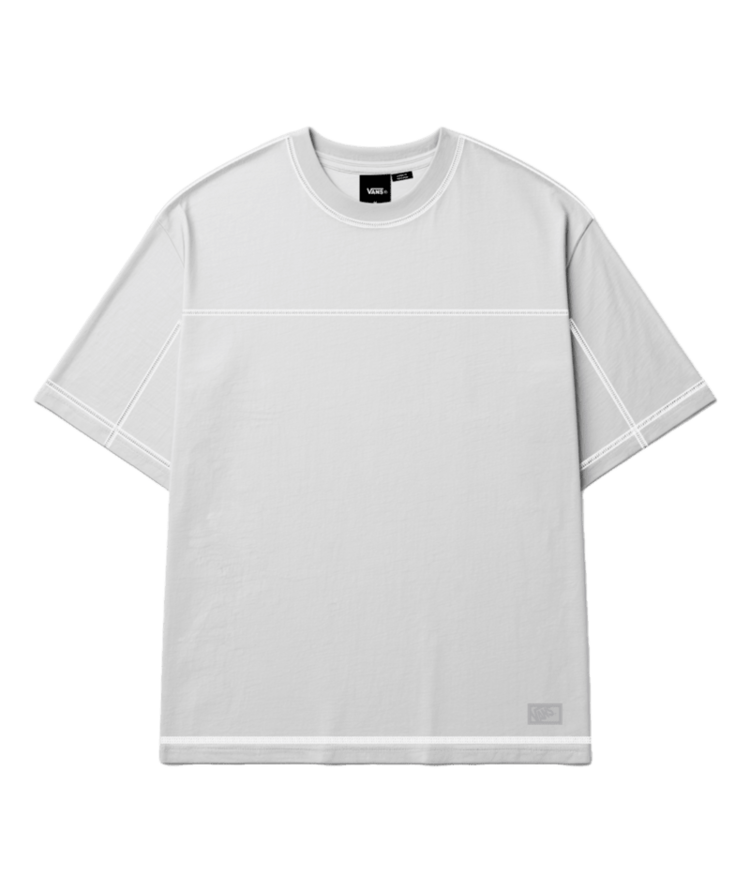 VANS VANS Contrast Stitch Loose Fit Short Sleeve Tee Ash Heather