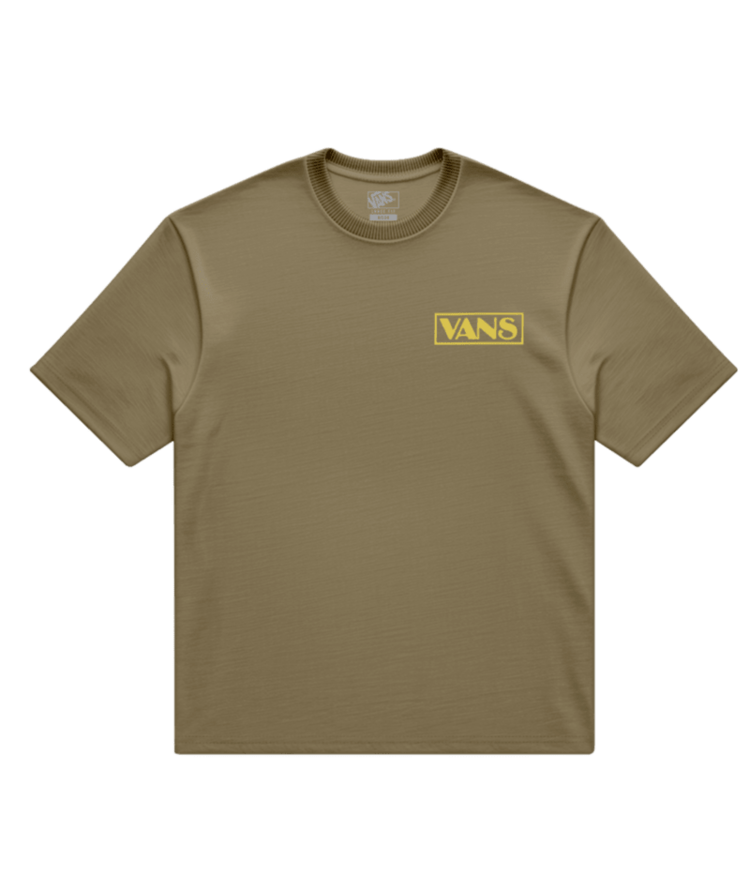 VANS VANS Trip Out 66 Short Sleeve Tee Olive Brown