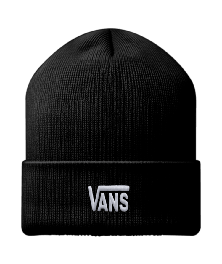 VANS VANS Stretch Logo Tall Cuff Beanie Black