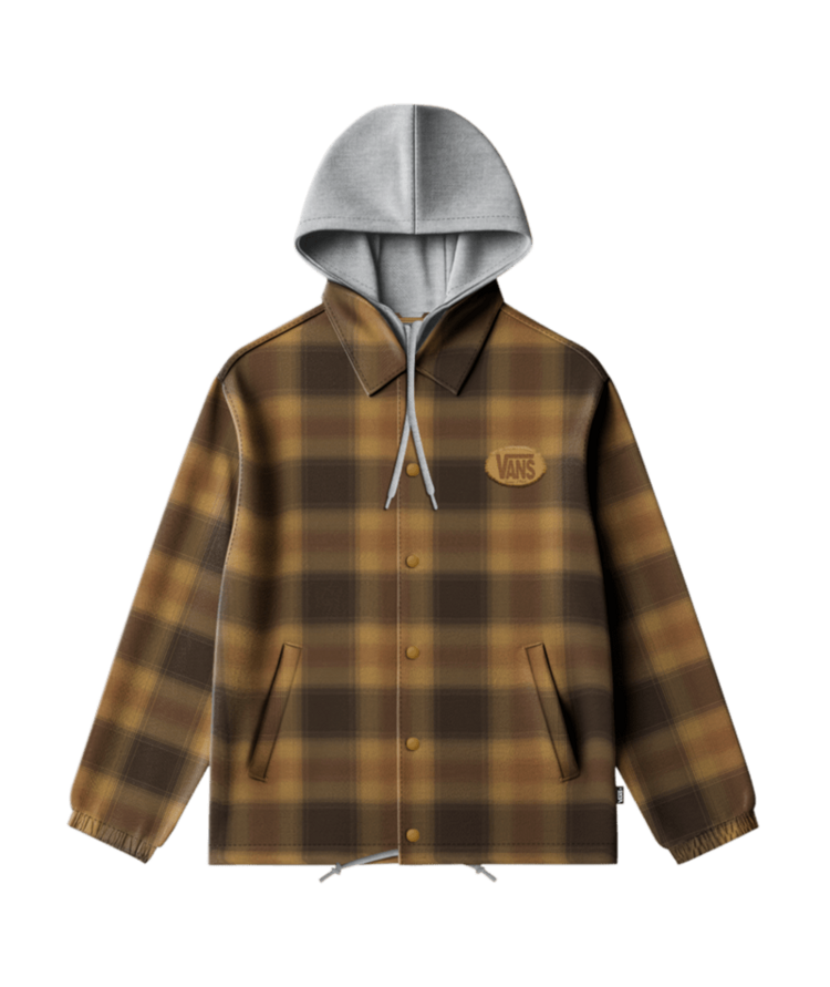 VANS VANS Torrey Coaches Flannel Jacket Demitasse