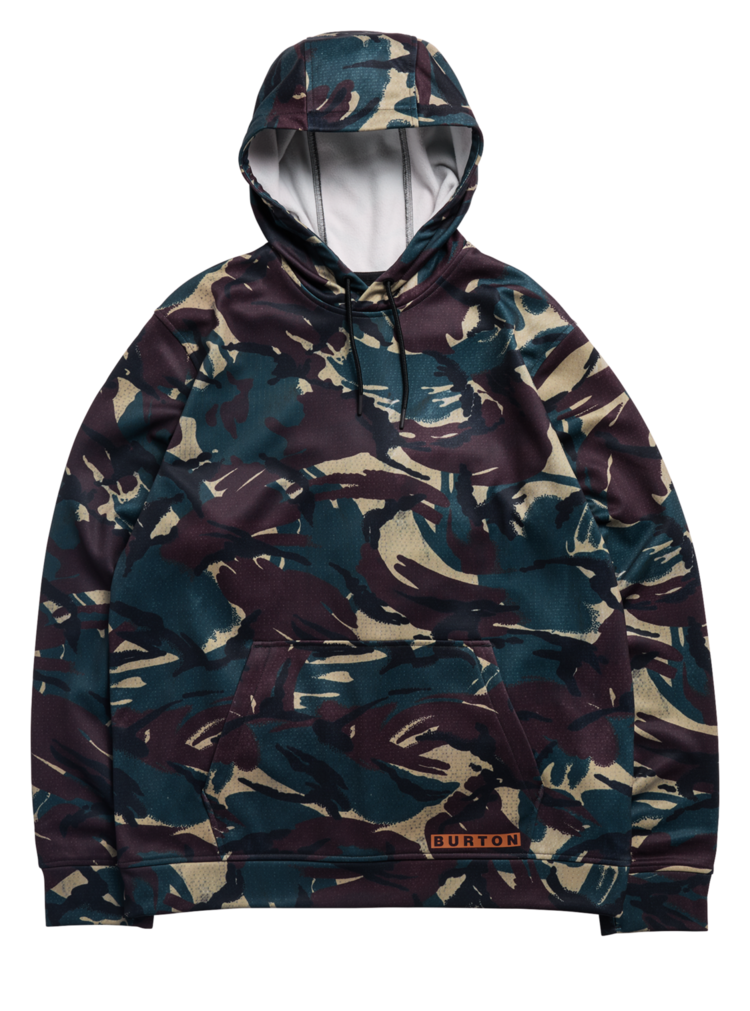 BURTON BURTON Men's Oak Pullover Hoodie Seersucker Camo