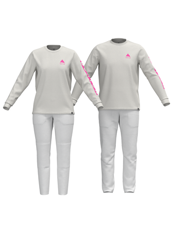 BURTON BURTON Men's Elite Long Sleeve T-Shirt Stout White/Shockwave Pink