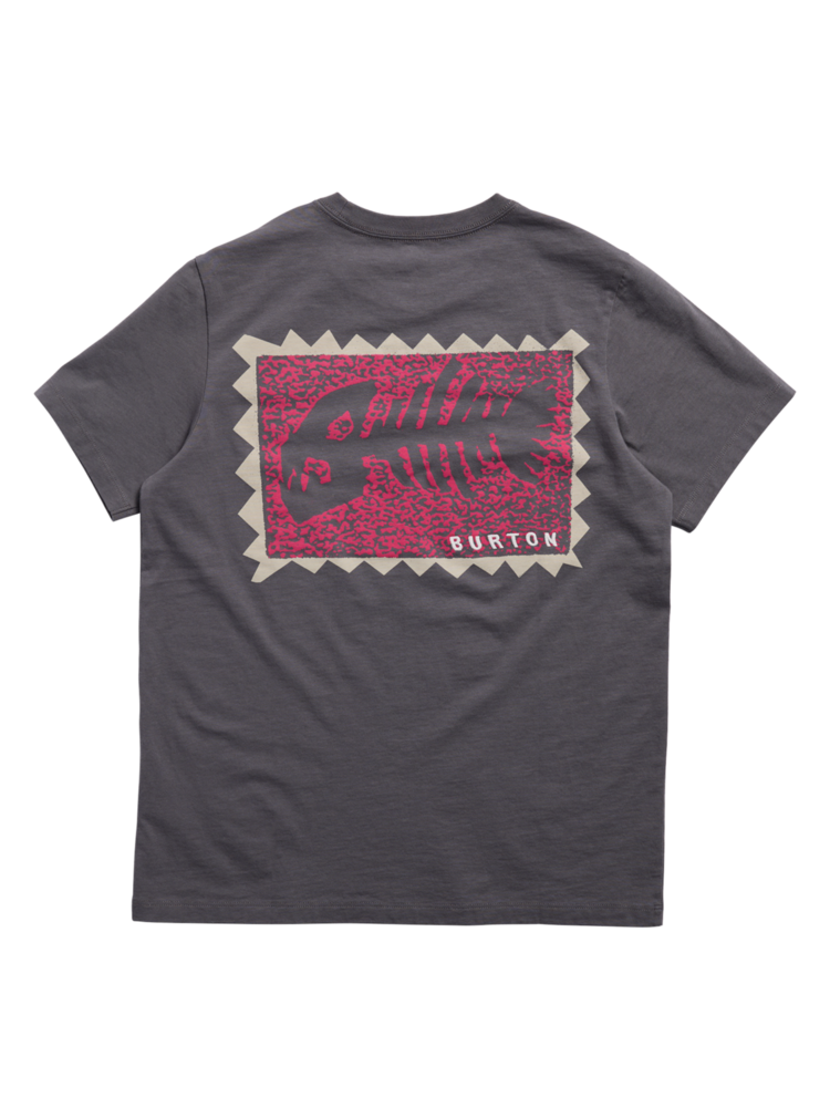 BURTON BURTON Throwback 1992 Short Sleeve T-Shirt Gotham Gray