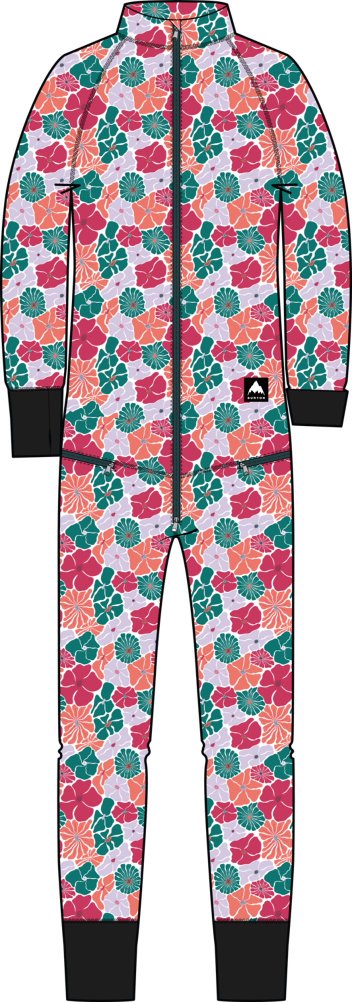 BURTON BURTON Kids' And Toddlers' Fleece One Piece Pop Floral