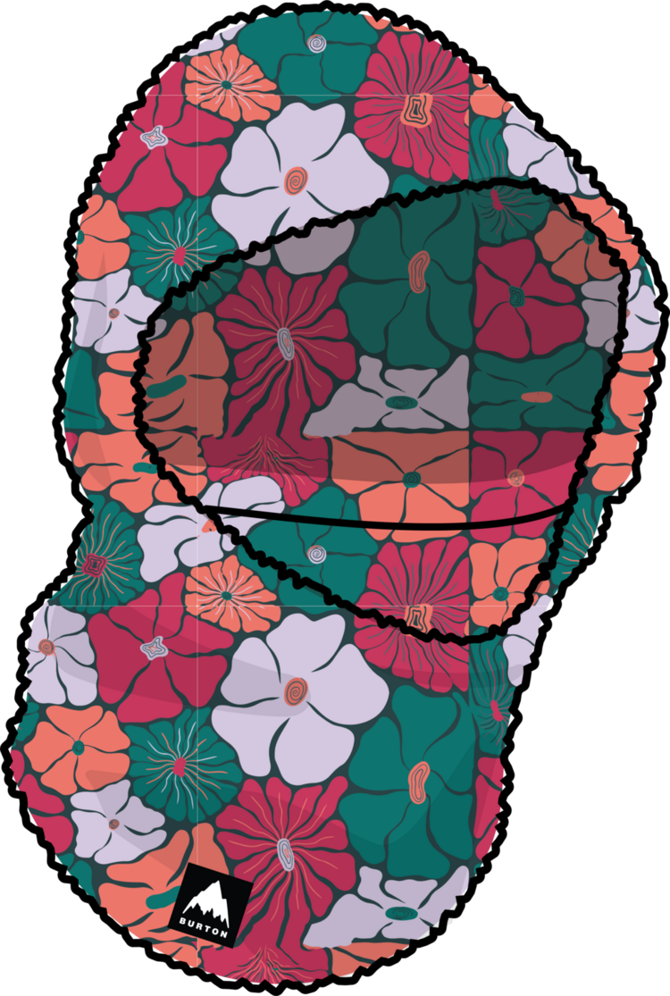 BURTON BURTON Kids' Burke Hood Pop Floral
