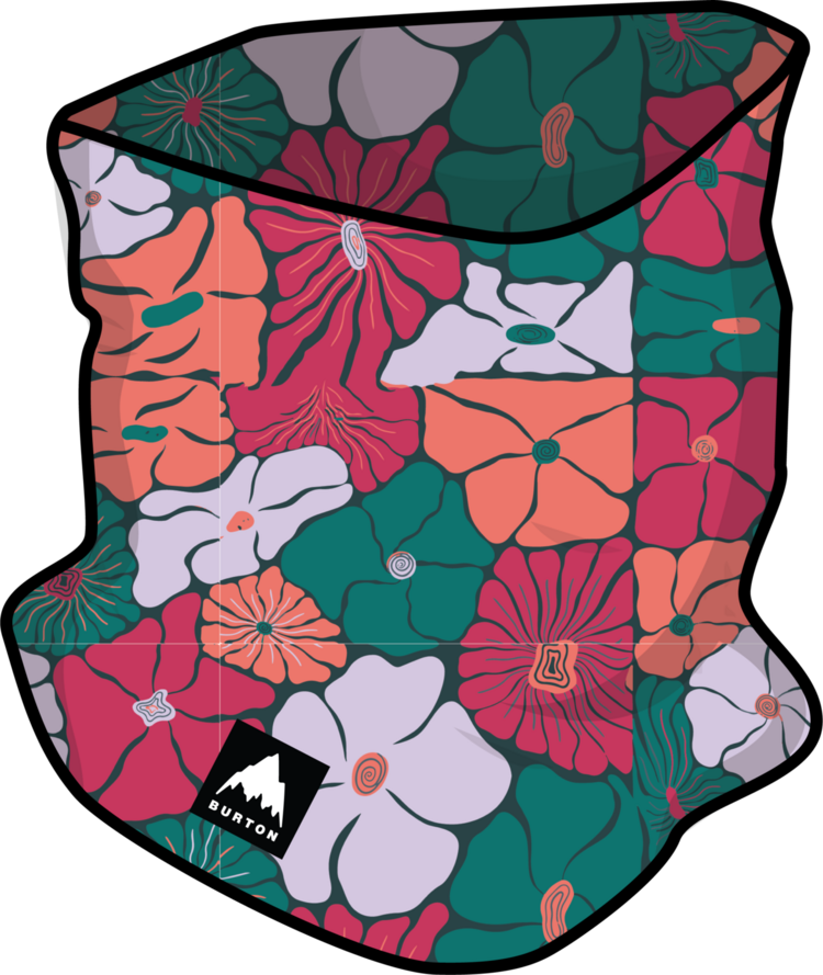 BURTON BURTON Kids' Neck Warmer Pop Floral