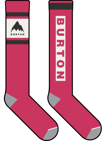 BURTON BURTON Kids' Weekend Midweight Socks 2-Pack Azalea Pink