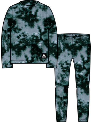 BURTON BURTON Toddlers' Fleece Base Layer Set Crumple Dye
