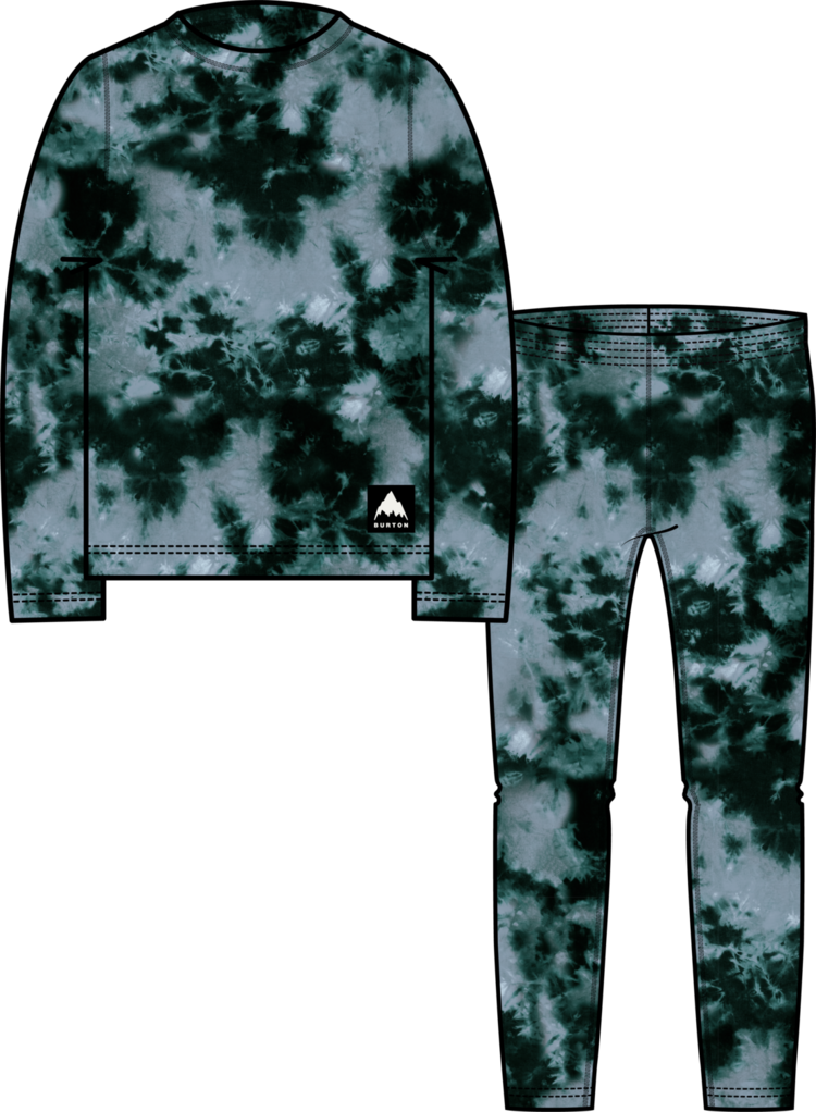 BURTON BURTON Toddlers' Fleece Base Layer Set Crumple Dye