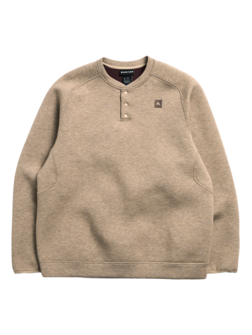BURTON BURTON Men's Spacecloud Henley Summit Taupe Heather