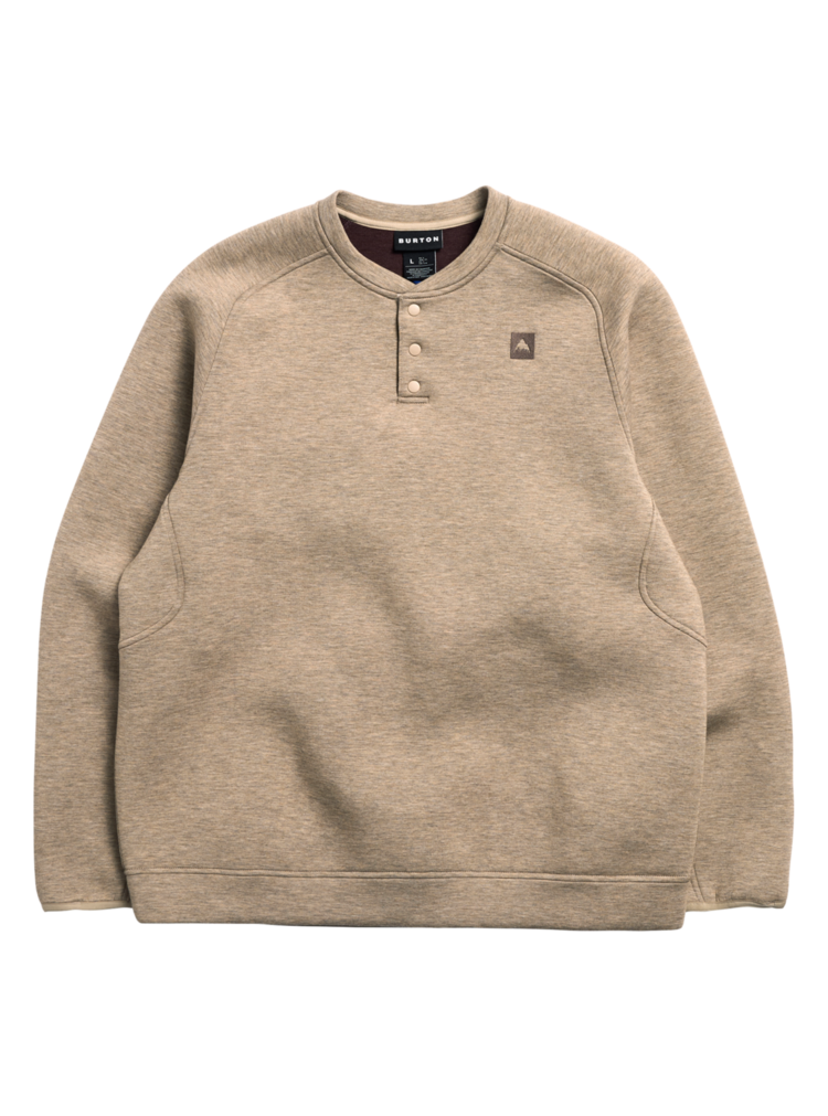 BURTON BURTON Men's Spacecloud Henley Summit Taupe Heather