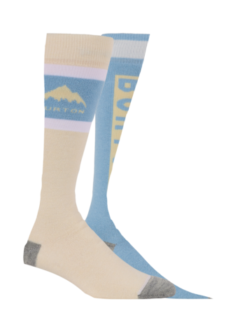 BURTON BURTON Women's Weekend Midweight Socks 2-Pack Airstream Blue
