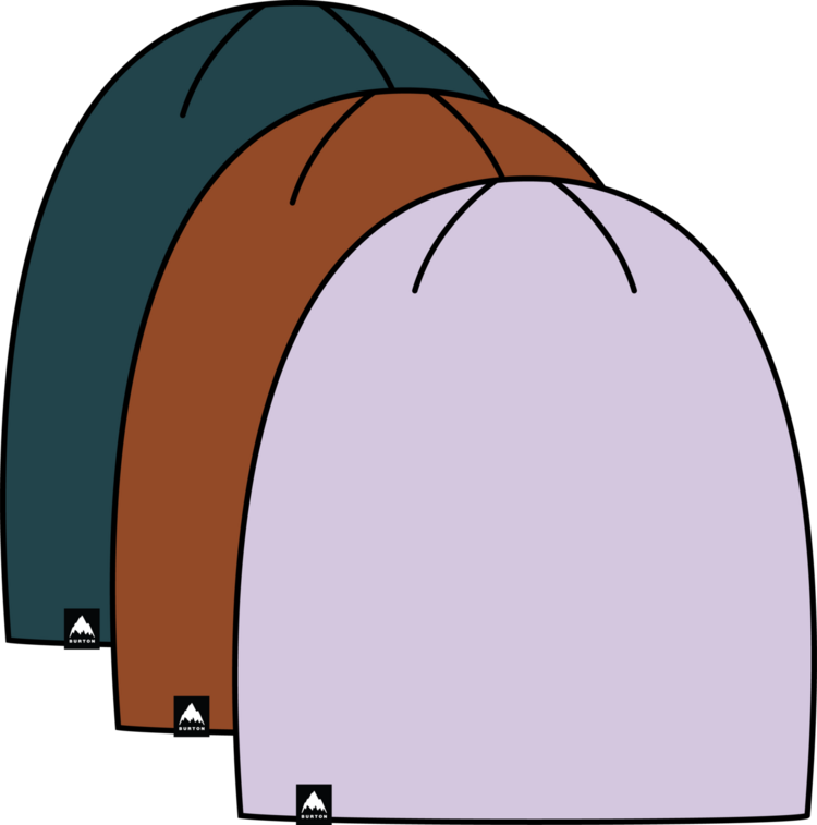 BURTON BURTON Dnd Beanie (3 Pack) Atlantic Teal/Spiced Chai/Moondust Purple