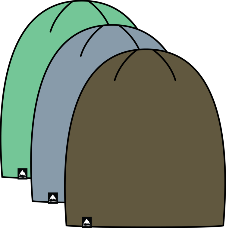 BURTON BURTON Dnd Beanie (3 Pack) Green Voltage/Airstream Blue/Dried Moss
