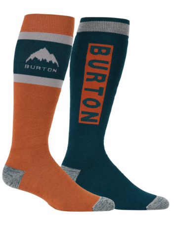 BURTON BURTON Men's Weekend Midweight Socks 2-Pack Spiced Chai