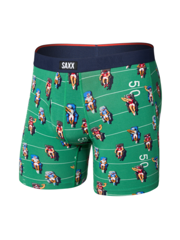 SAXX SAXX Vibe Xtra Soft Comfort Boxer Brief Fly Armchair Qb- Lawn Green