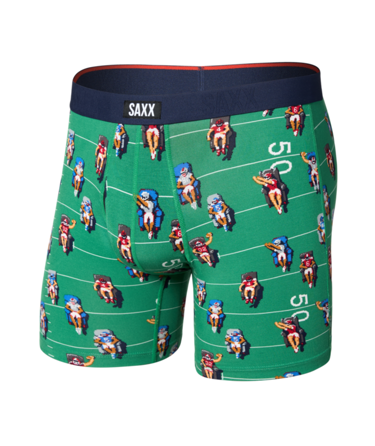 SAXX SAXX Vibe Xtra Soft Comfort Boxer Brief Fly Armchair Qb- Lawn Green