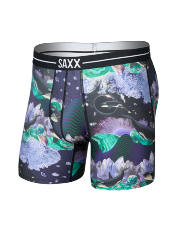 SAXX SAXX Volt Breathable Mesh Boxer Brief Midnight Sun- Black