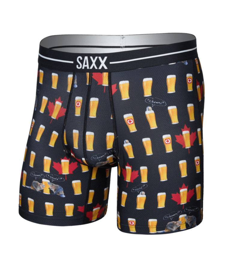 SAXX SAXX Volt Breathable Mesh Boxer Brief Cheers Canada-Black