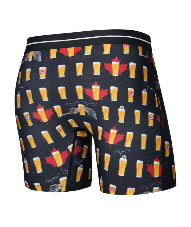 SAXX SAXX Volt Breathable Mesh Boxer Brief Cheers Canada-Black