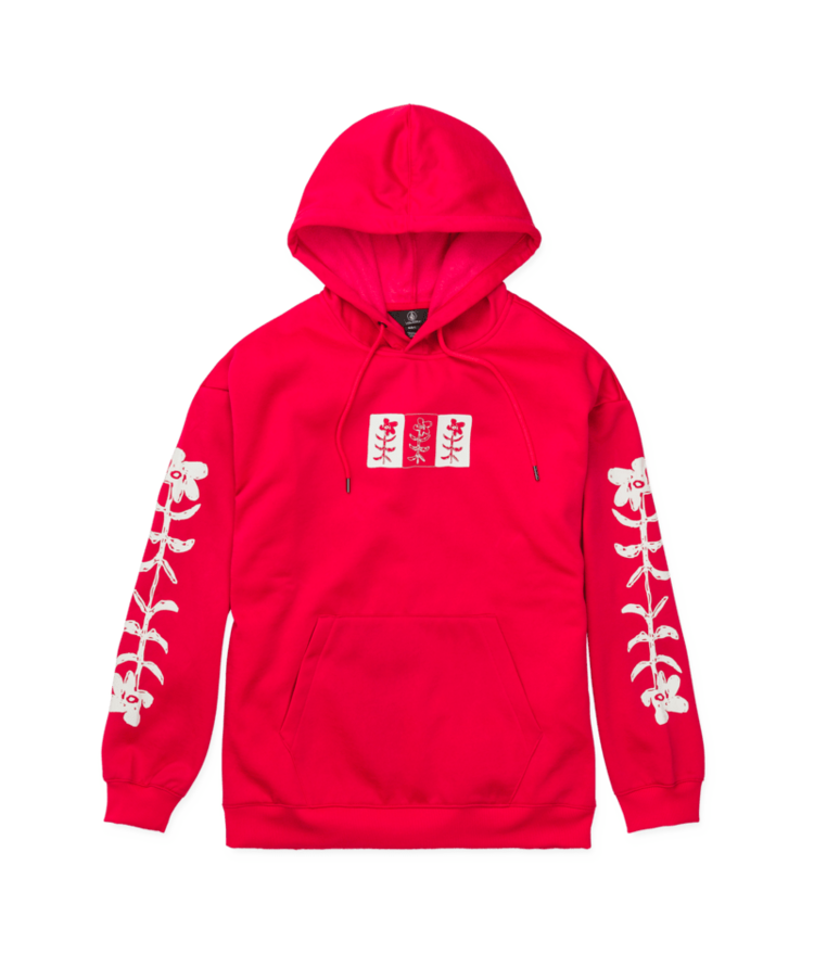 VOLCOM VOLCOM Essential Hydro Hoodie Bright Cherry