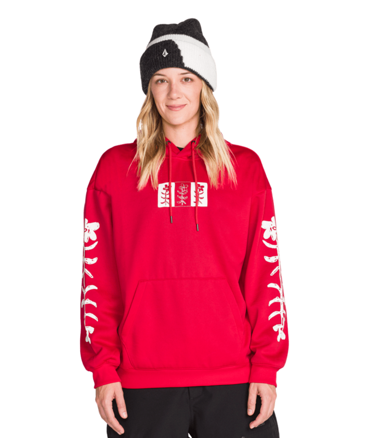 VOLCOM VOLCOM Essential Hydro Hoodie Bright Cherry