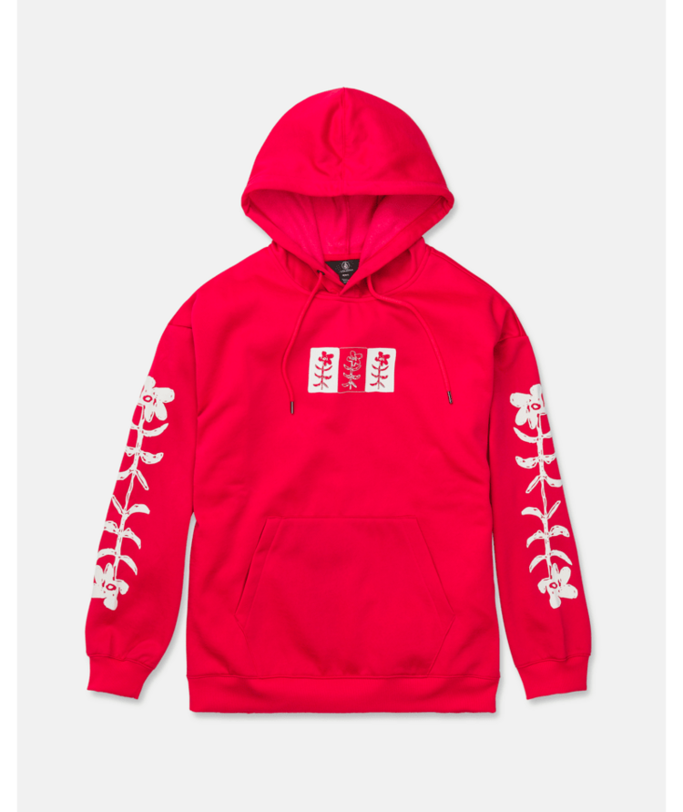VOLCOM VOLCOM Essential Hydro Hoodie Bright Cherry