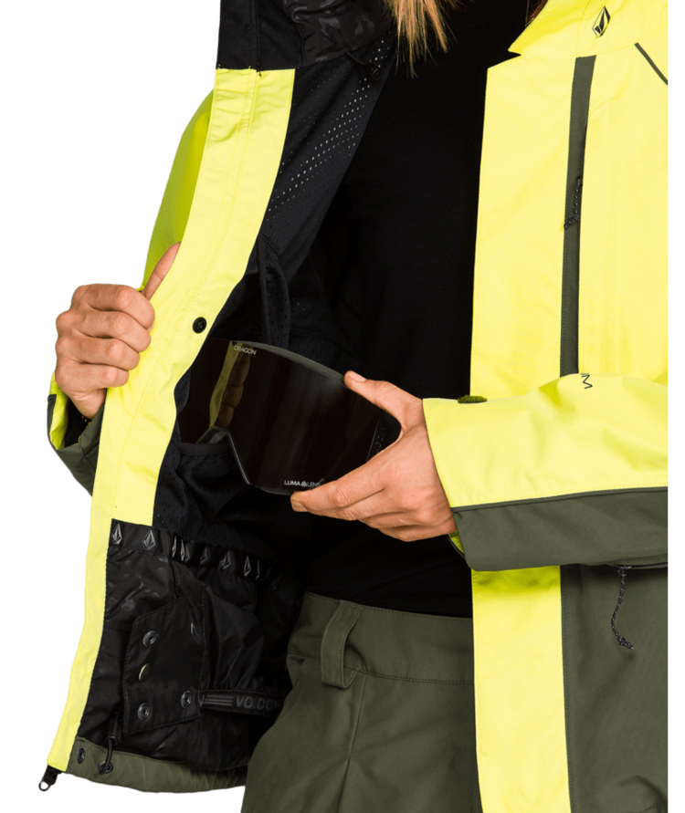VOLCOM VOLCOM Yourfav Baggy Gore Jacket Lemon Drip