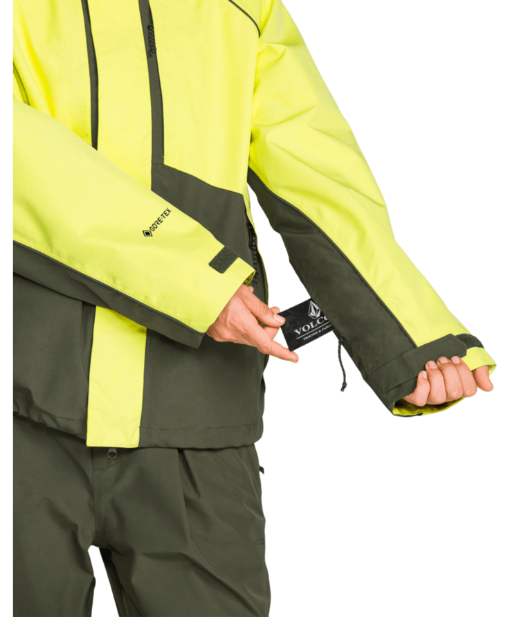 VOLCOM VOLCOM Yourfav Baggy Gore Jacket Lemon Drip