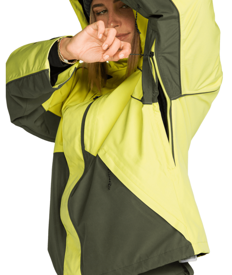 VOLCOM VOLCOM Yourfav Baggy Gore Jacket Lemon Drip