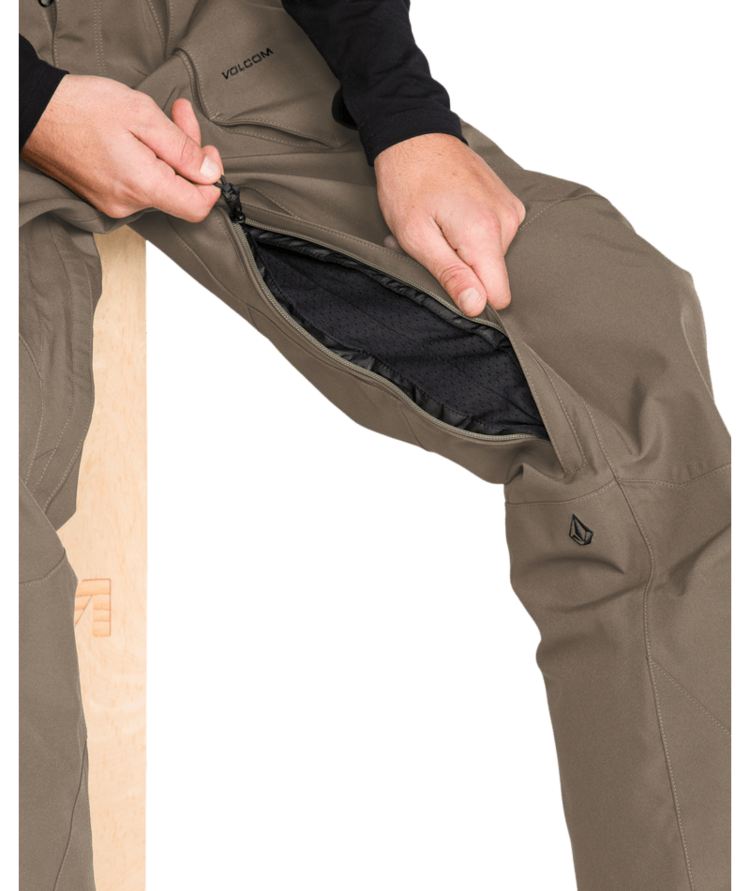 VOLCOM VOLCOM Roan Bib Overall Teak
