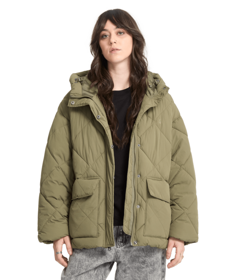 VOLCOM VOLCOM Out Of Boxy Puff Wintermoss