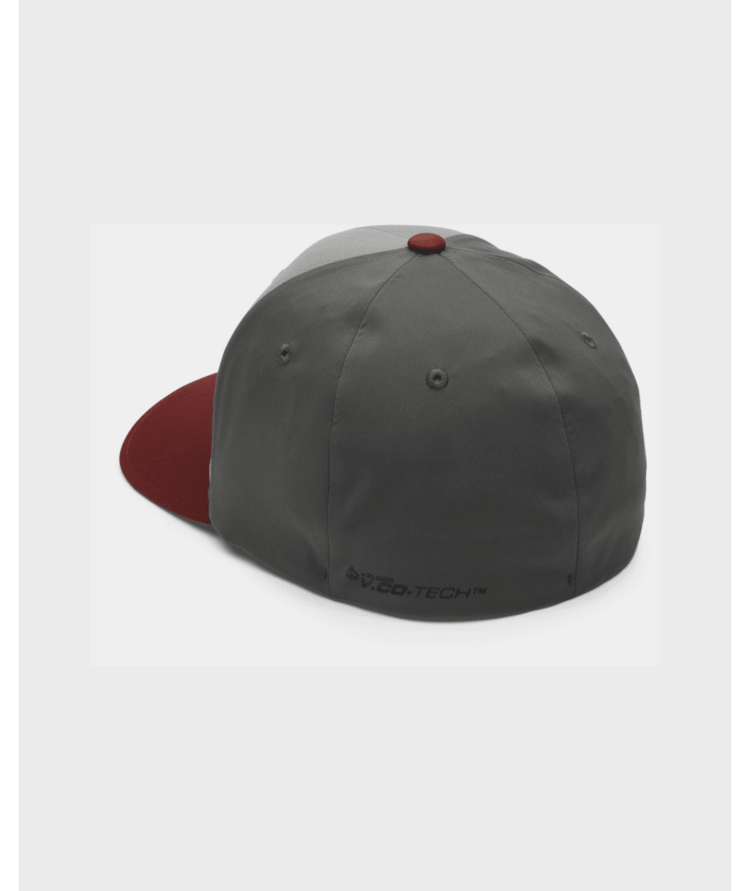 VOLCOM VOLCOM Stone Tech Flexfit Delta Burgundy