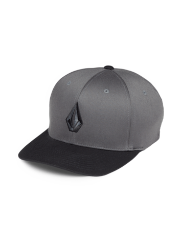 VOLCOM VOLCOM Full Stone Flexfit Hat Asphalt Black