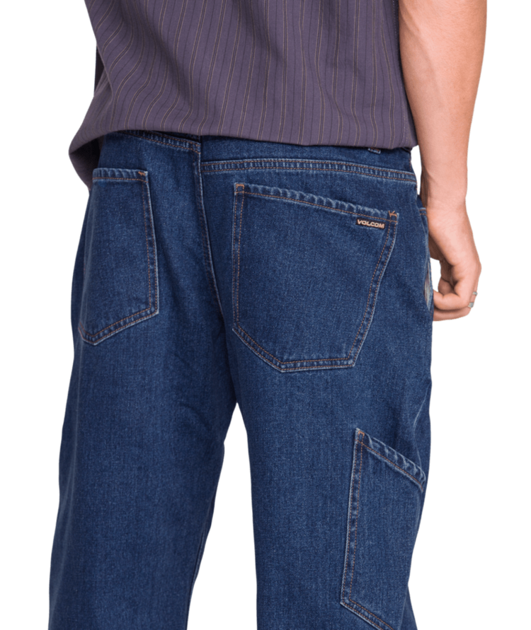 VOLCOM VOLCOM Kinkade Utility Denim Med Dark Indigo Blue