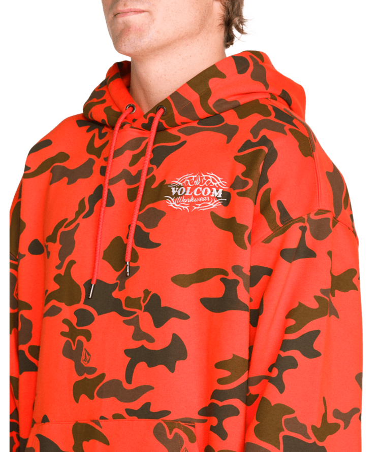 VOLCOM VOLCOM Talon Workwear Pull Over Tangerine