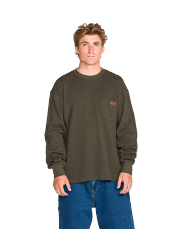 VOLCOM VOLCOM Overtime Workwear Thermal Long Sleeve Rinsed Black