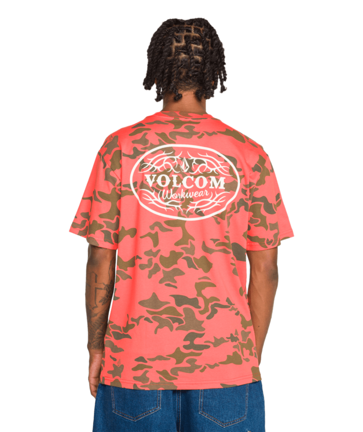 VOLCOM VOLCOM Safety Workwear Short Sleeve Tee Tangerine