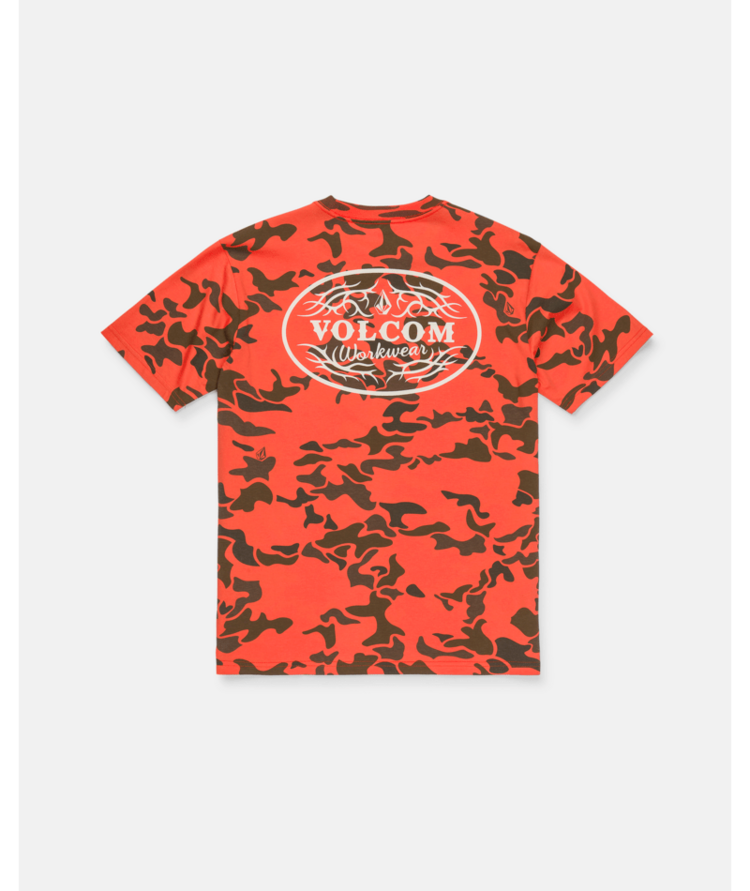 VOLCOM VOLCOM Safety Workwear Short Sleeve Tee Tangerine