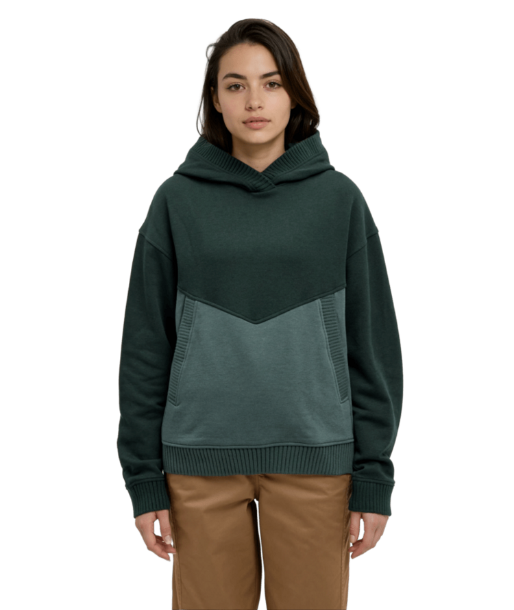 TENTREE TENTREE Foster Hoodie Dark Forest Green/Pine Green